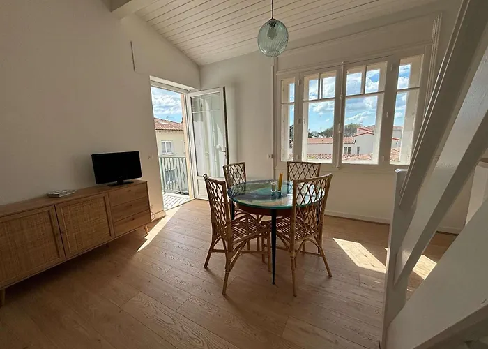 아파트 Cosy Pour 4 Pers, Royan, Parking - Fr-1-494-196 로양